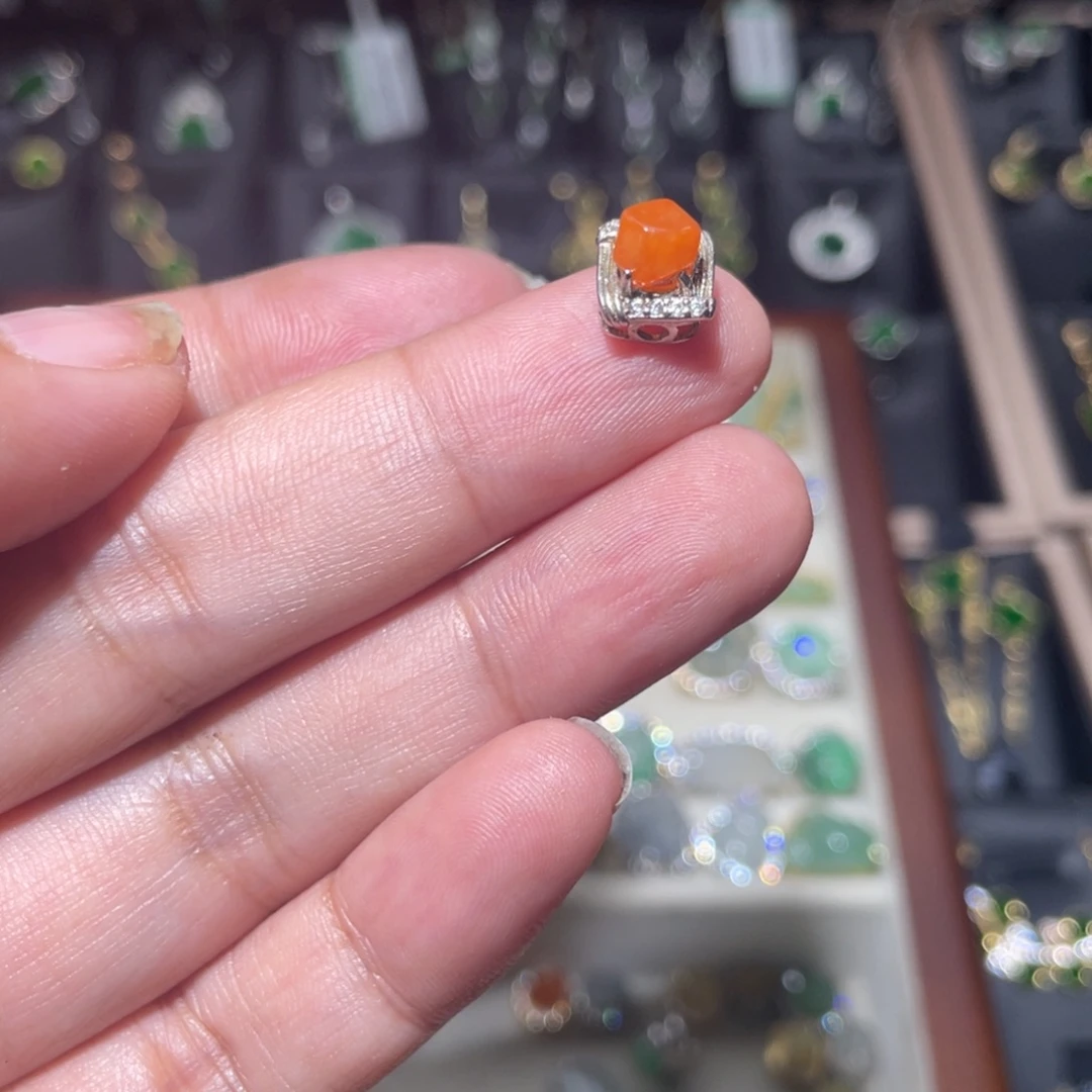翡翠银S925镶嵌颈饰