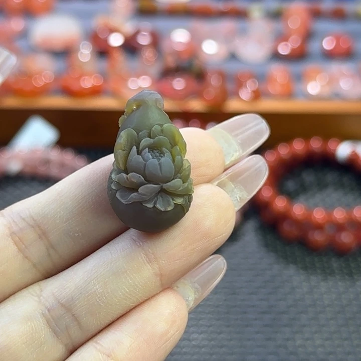 南红玛瑙未镶嵌珠宝半成品葫芦