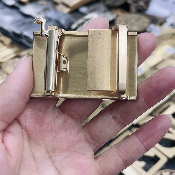 实心黄铜内穿3 .5宽单扣