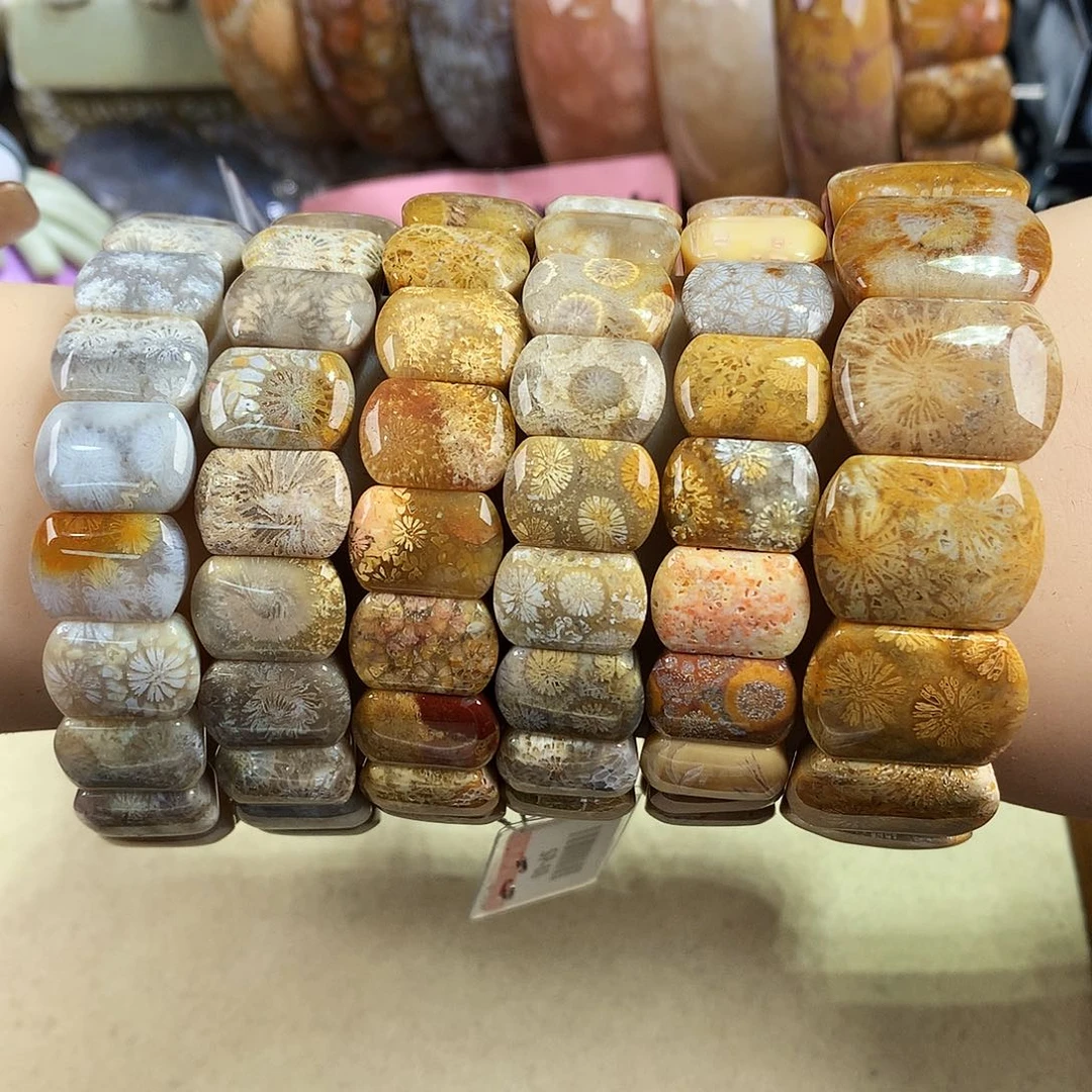 硅化珊瑚（珊瑚玉）未镶嵌吊坠(赠链)33号88一条