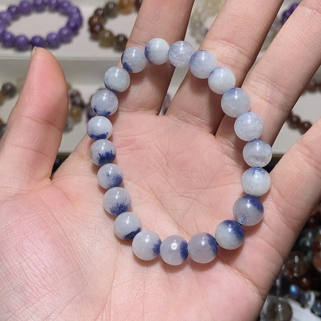 未镶嵌水晶手链蓝线9.1