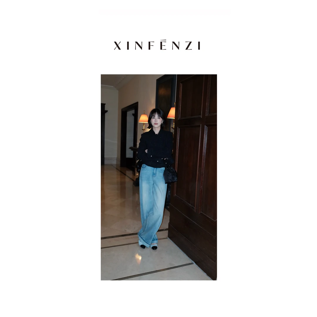 【琥珀糖】XINFENZI 羊驼羊毛四口袋百搭短款翻领小外套 FJK36493