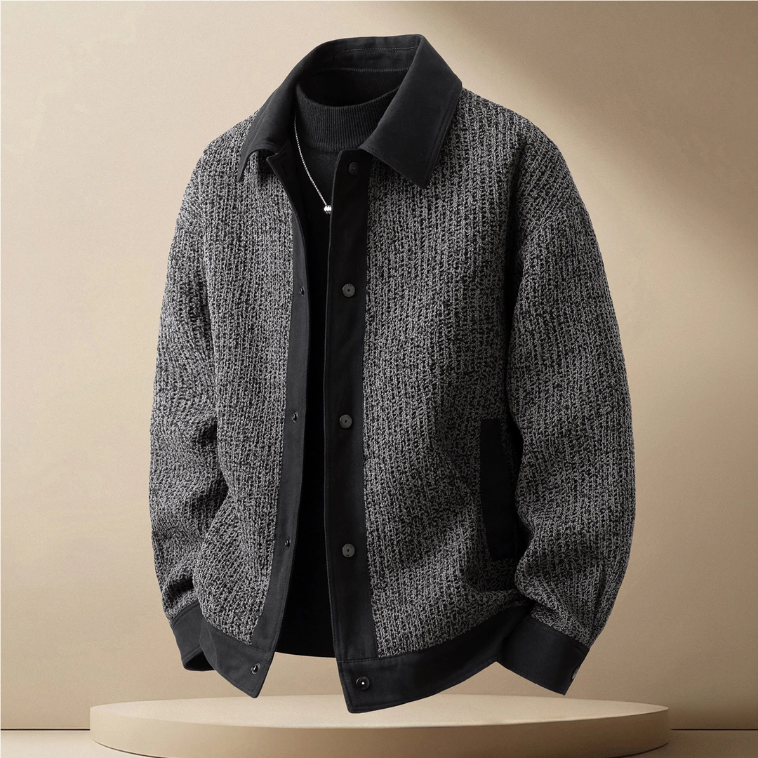 撞色轻薄羽绒服男短款冬季男士羽绒夹克宽松潮流冬装鸭绒翻领外套