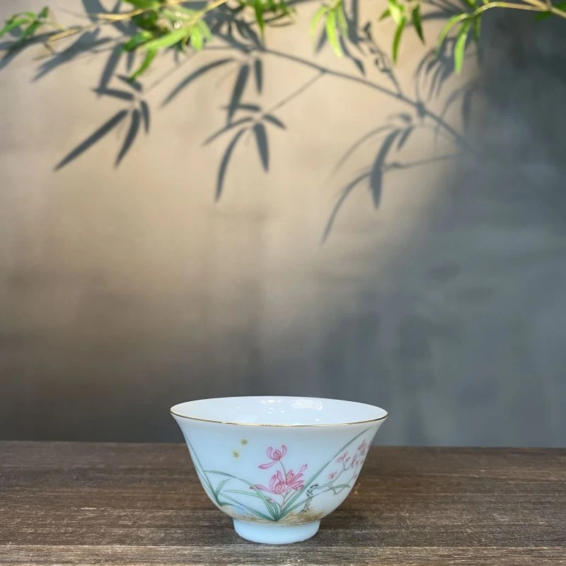 兰花反口杯精美茶具DC-1924