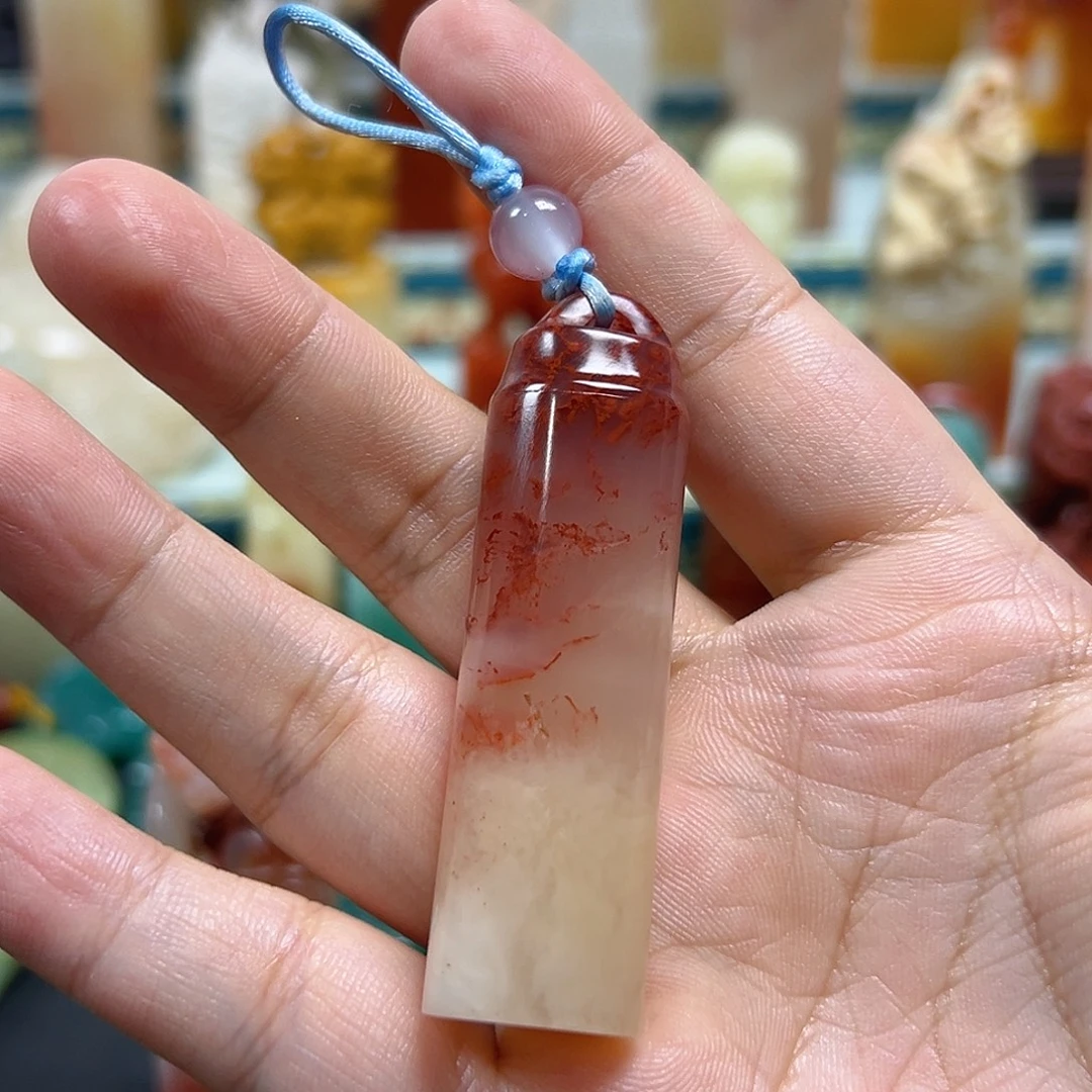 不***鱼寿山石印章雕刻工艺