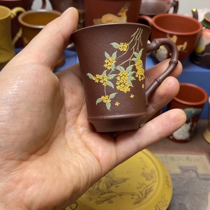 紫砂茶杯紫砂主人杯