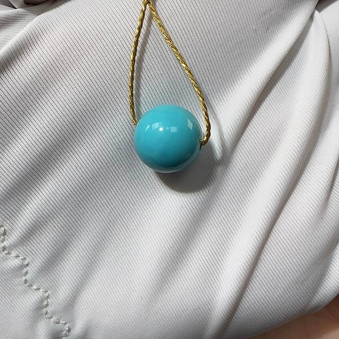 绿松石未镶嵌10mm➕单珠