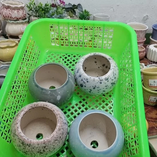 微瑕陶瓷盆满12包邮