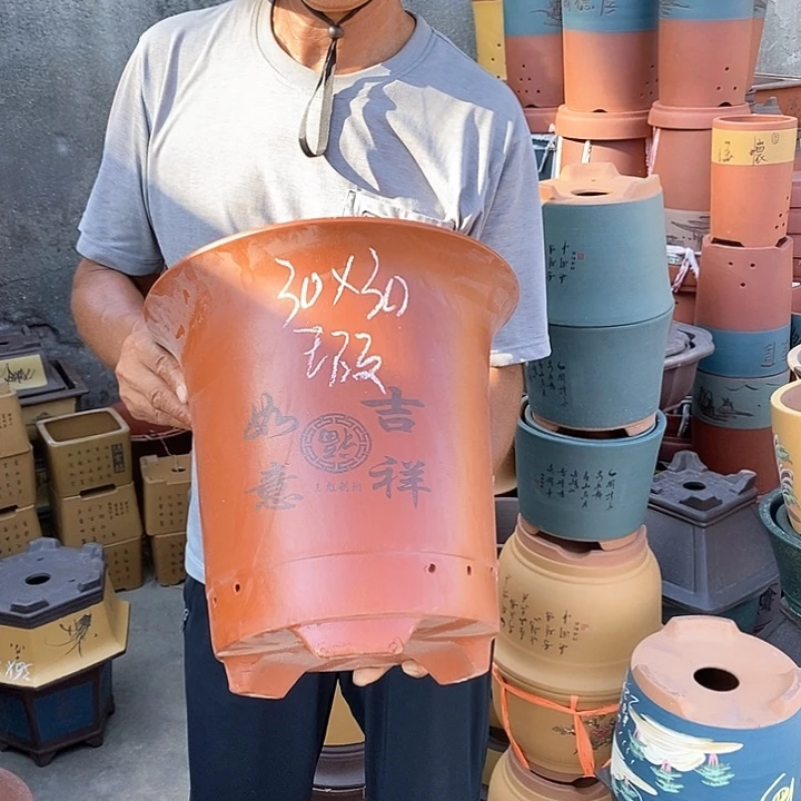 紫砂花盆紫砂花盆