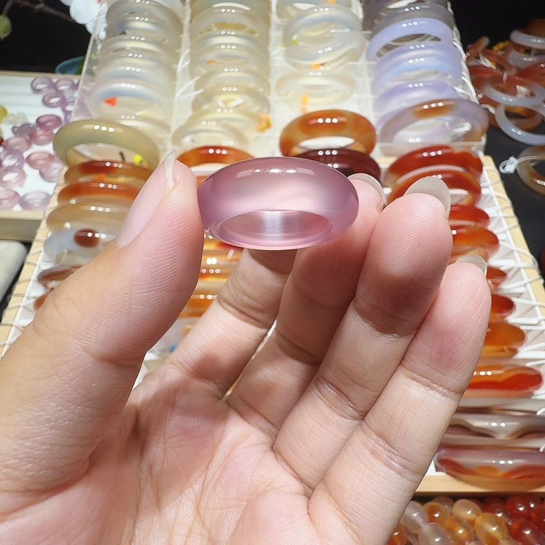 玛瑙/玉髓未镶嵌戒圈