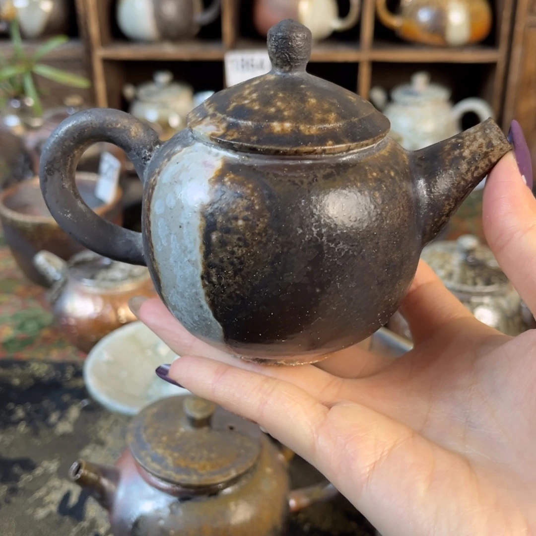 杯柴烧茶器窑宝细陶壶