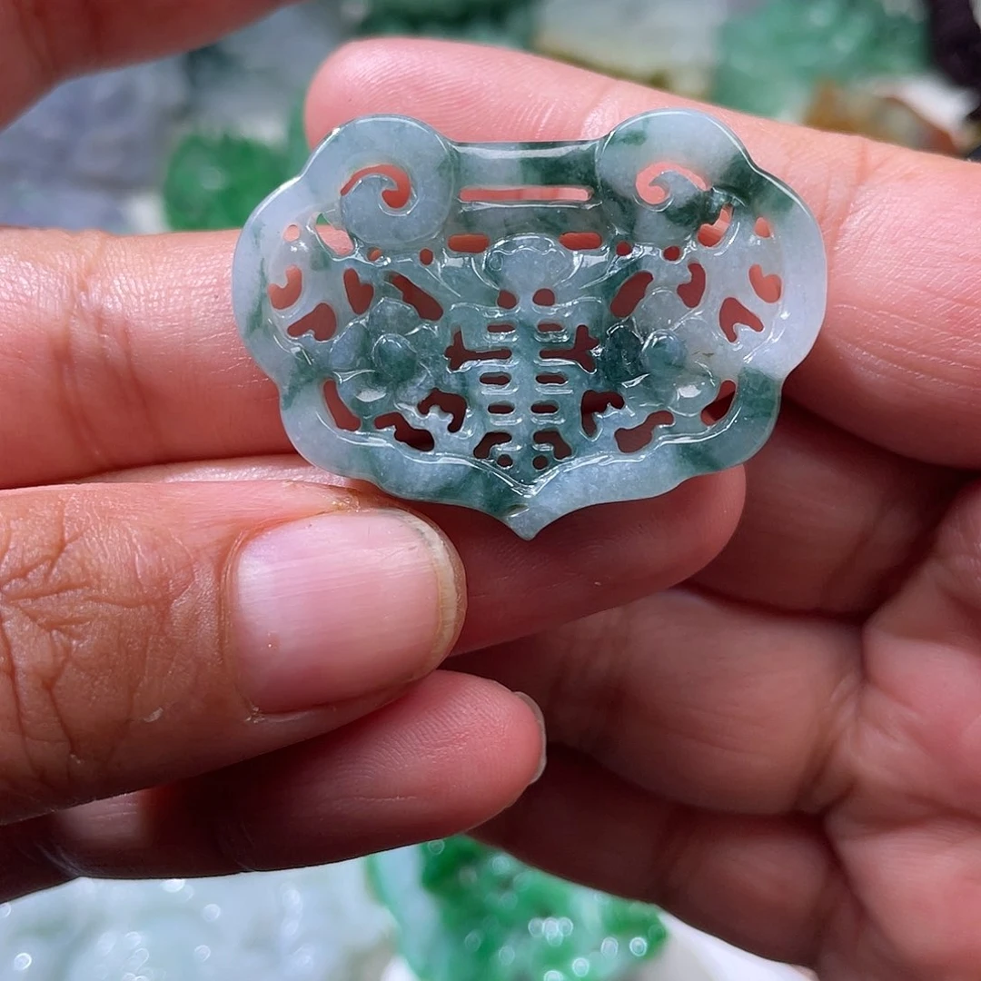 颈饰未镶嵌翡翠翡玉缘翡翠