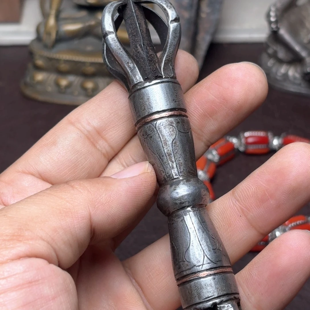 铜星月菩提挂件星月菩提