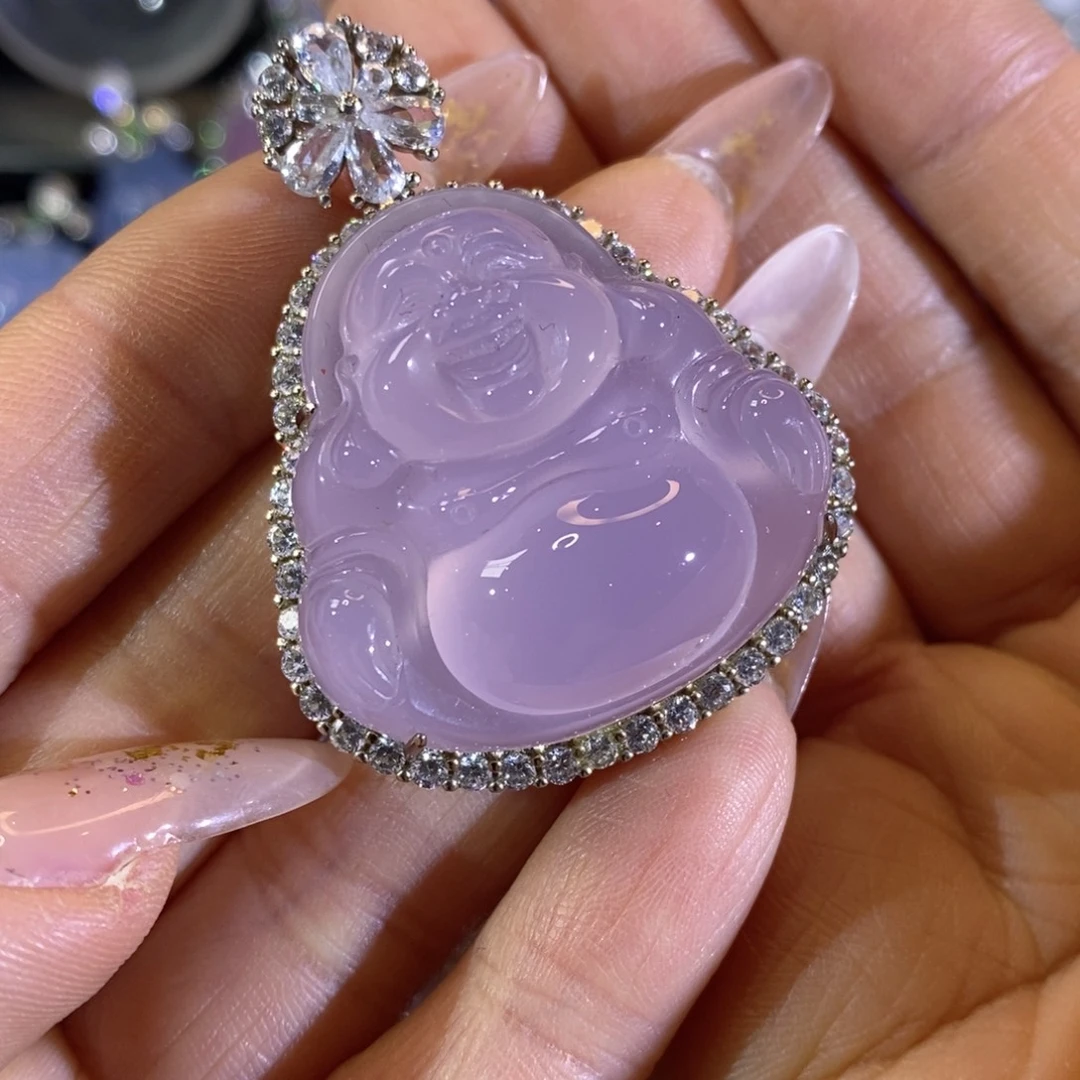 玛瑙/玉髓银S925镶嵌颈饰