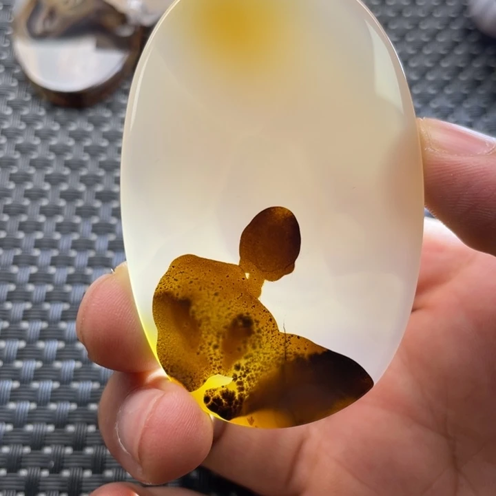 未镶嵌颈饰玛瑙/玉髓2****珠