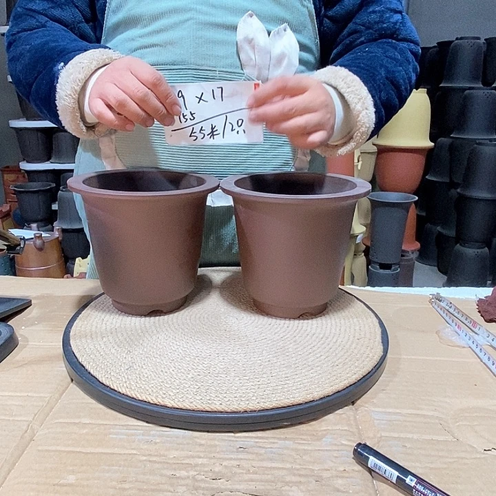 紫砂花盆紫砂花盆