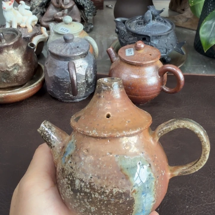 陶盘柴烧福新品多多大