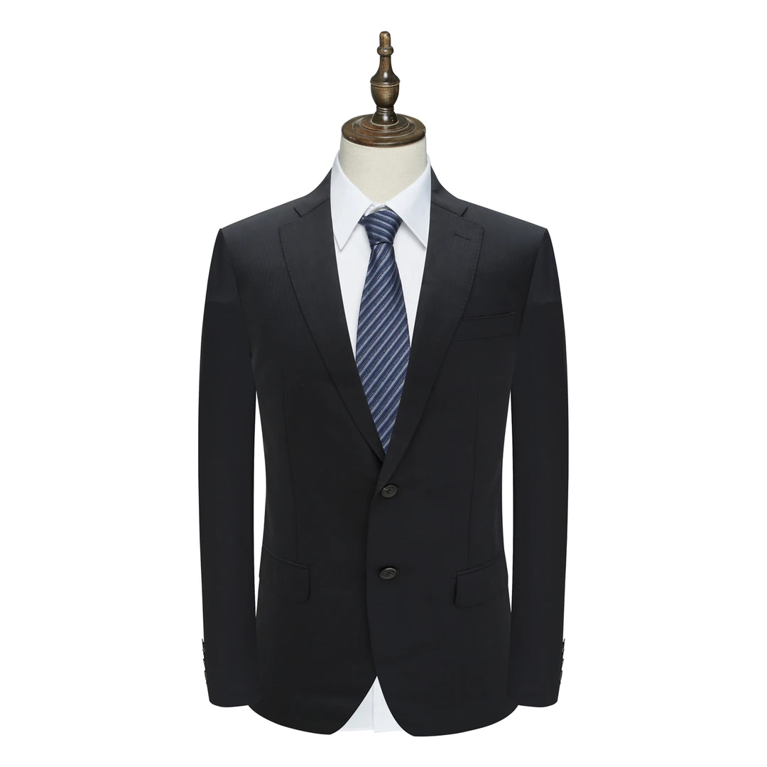 MY372美男式春秋西服 130`S意大利面料两粒扣商务西装 120066