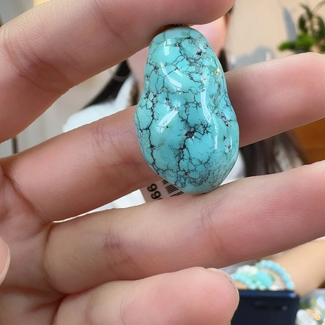 那***了绿松石未镶嵌挂件