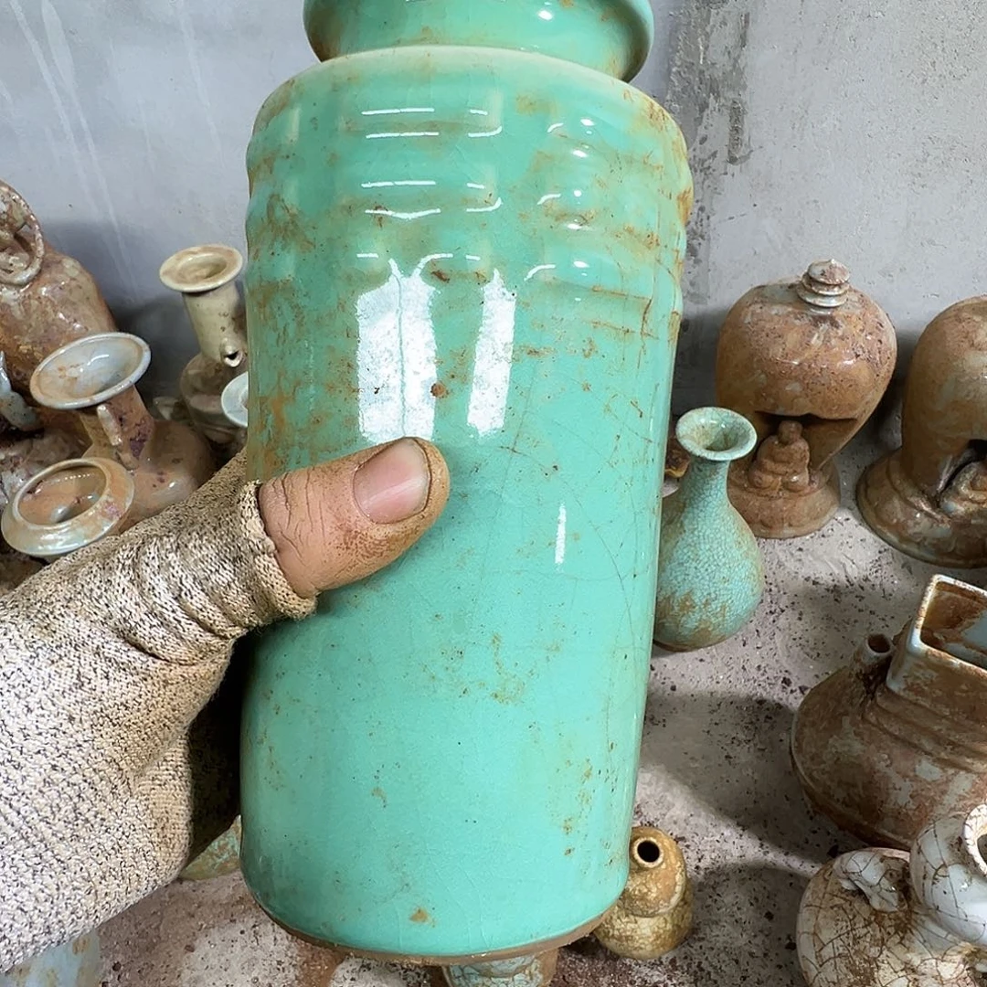 黄***道陶摆件瓷器瓷器瓷器瓷器