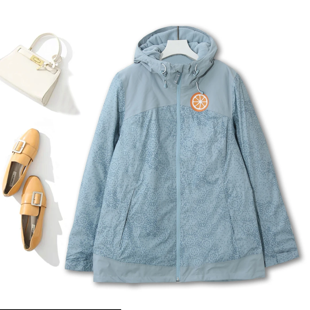 男女同款时尚户外潮流夹棉保暖防风秋冬休闲宽松冲锋外套P-2C551