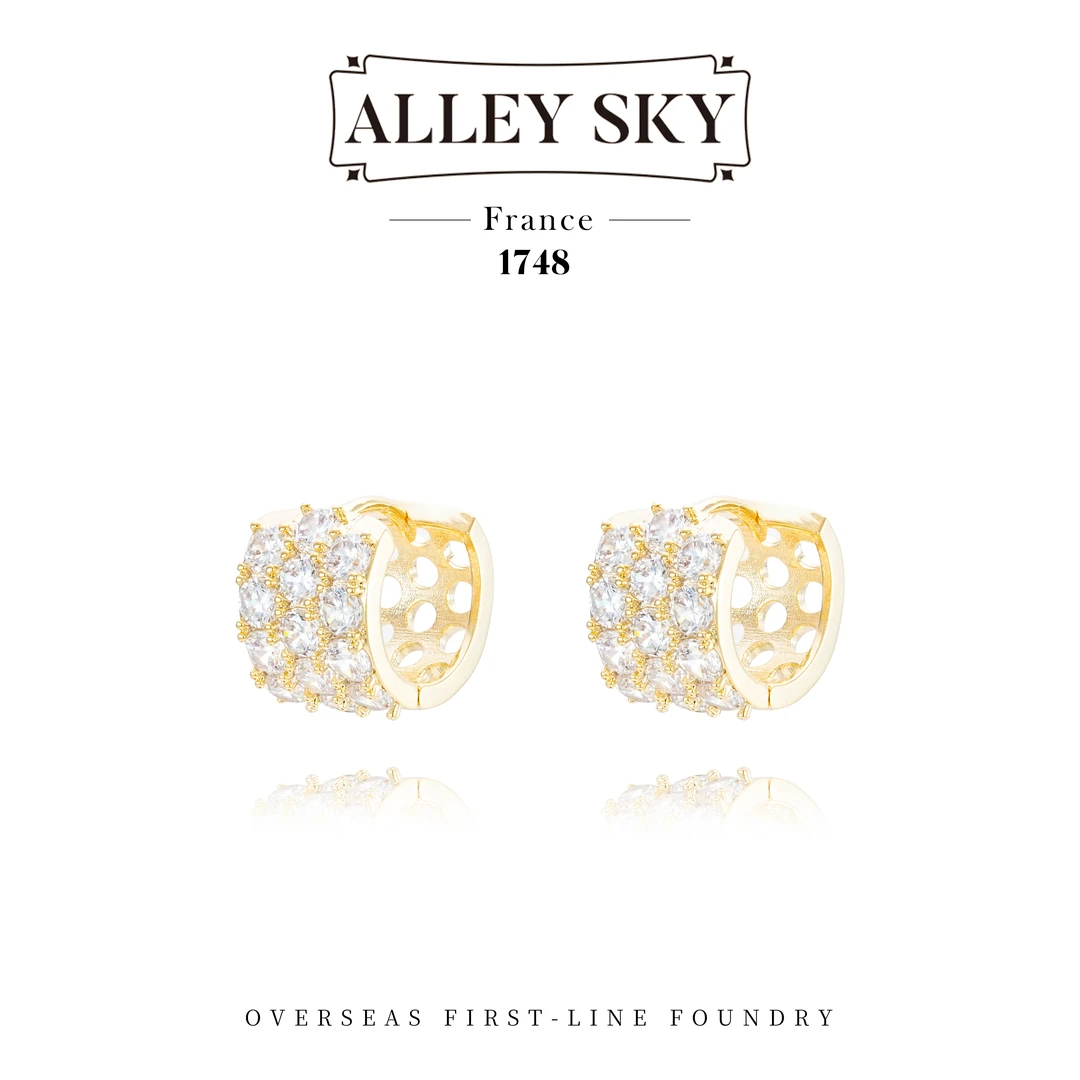 【黎明桥段】Alley Sky设计师款春季耳环F4572