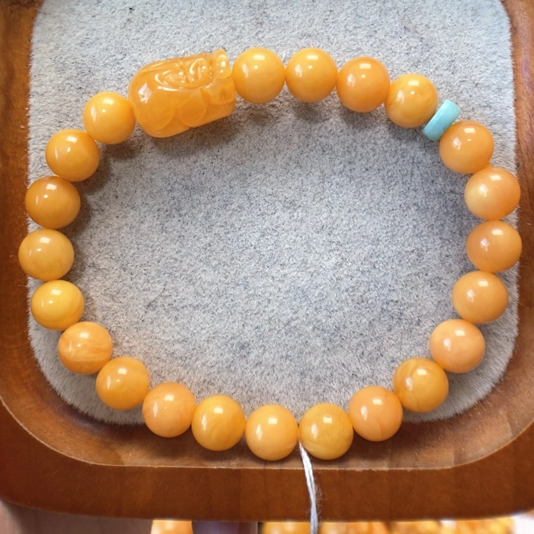 蜜蜡未镶嵌手串蜜蜡