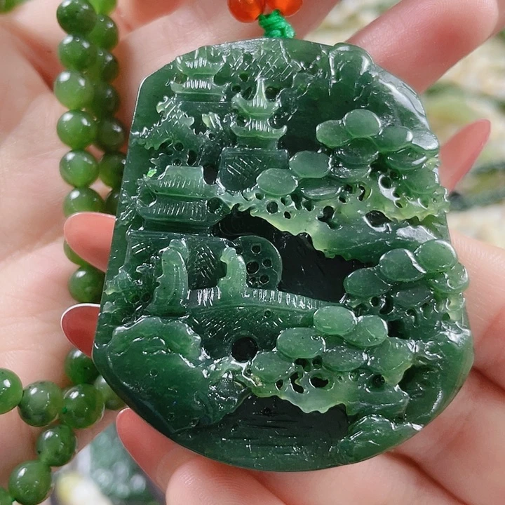 颈饰未镶嵌和田玉