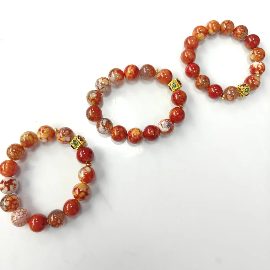 S8065-地宫龙王血玛瑙红手串-送礼佳品-多样性只发一件