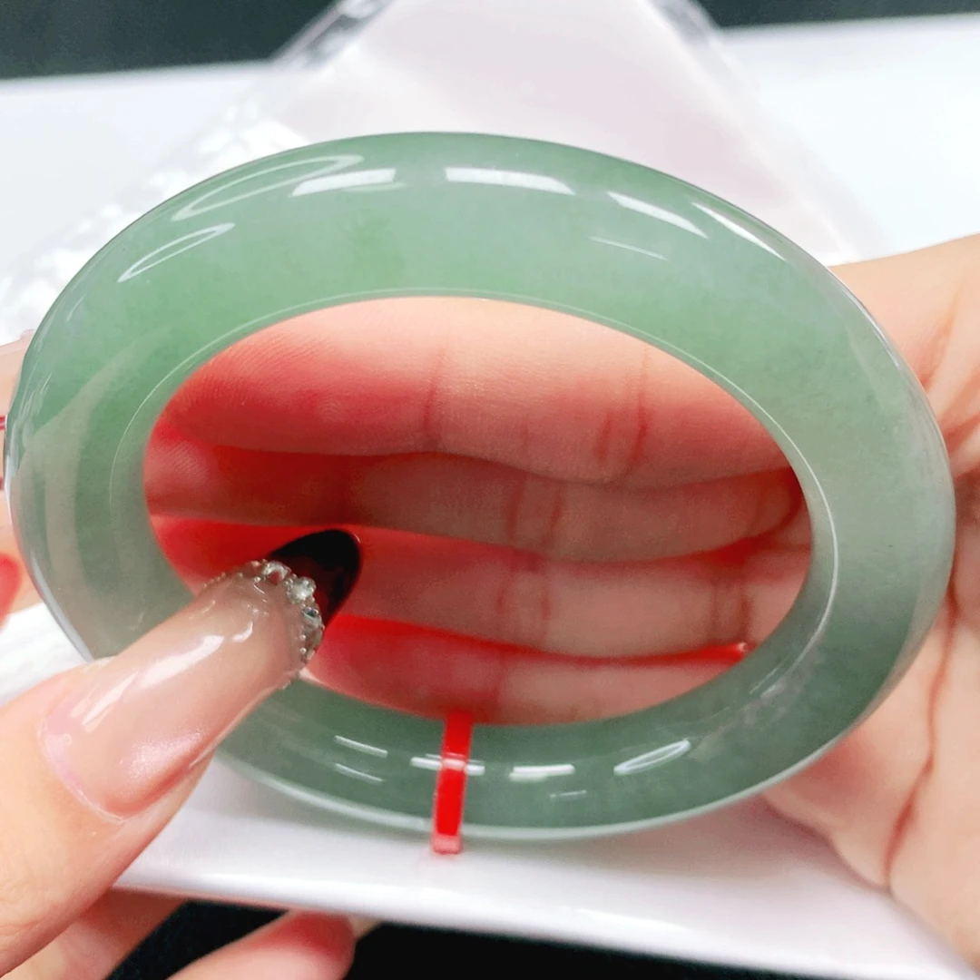 翡翠未镶嵌手镯55