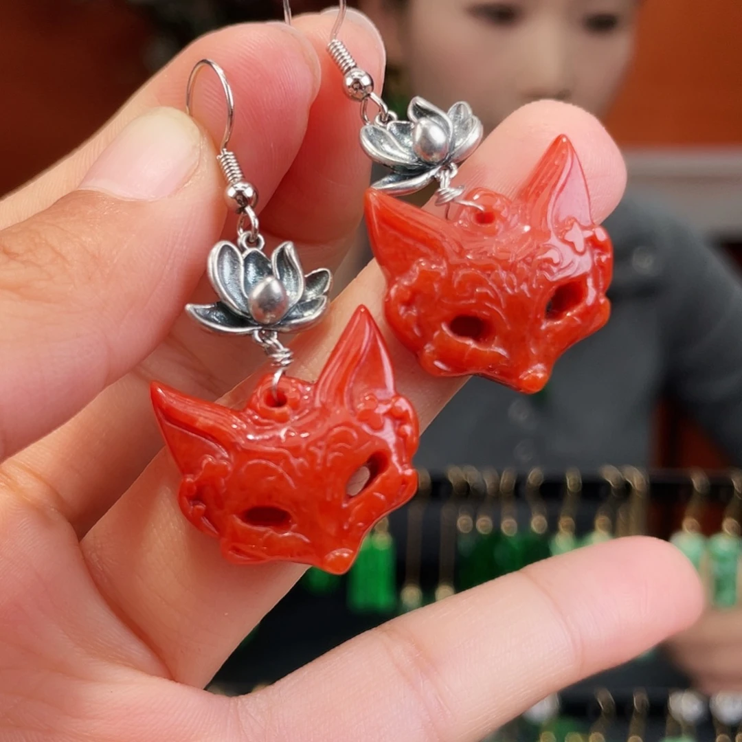 翡翠未镶嵌耳饰饰品