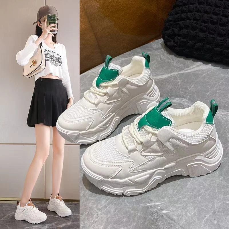 550断码女鞋时尚百搭厚底夏季网面老爹鞋透气