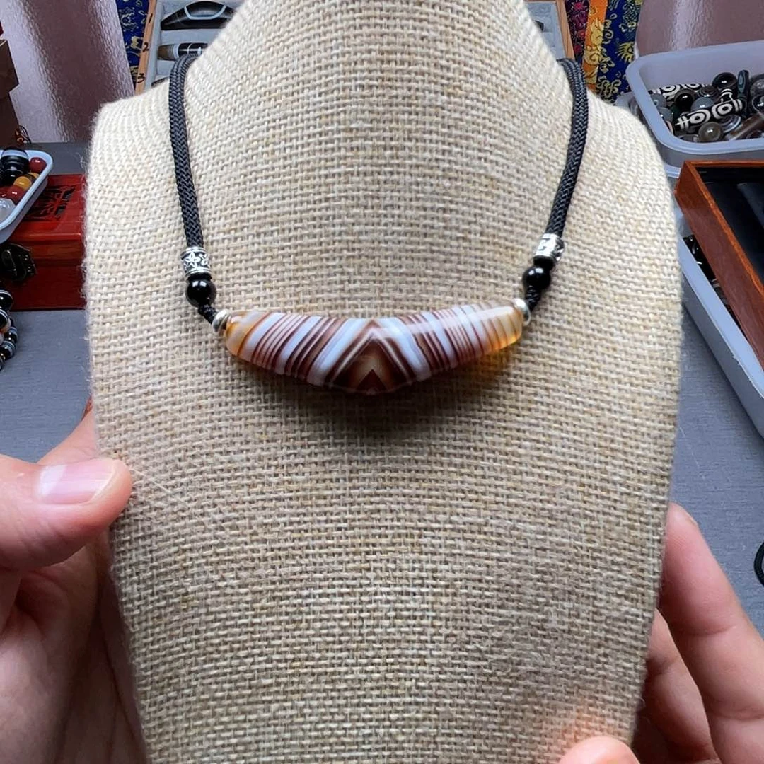 玛瑙/玉髓锁骨未镶嵌