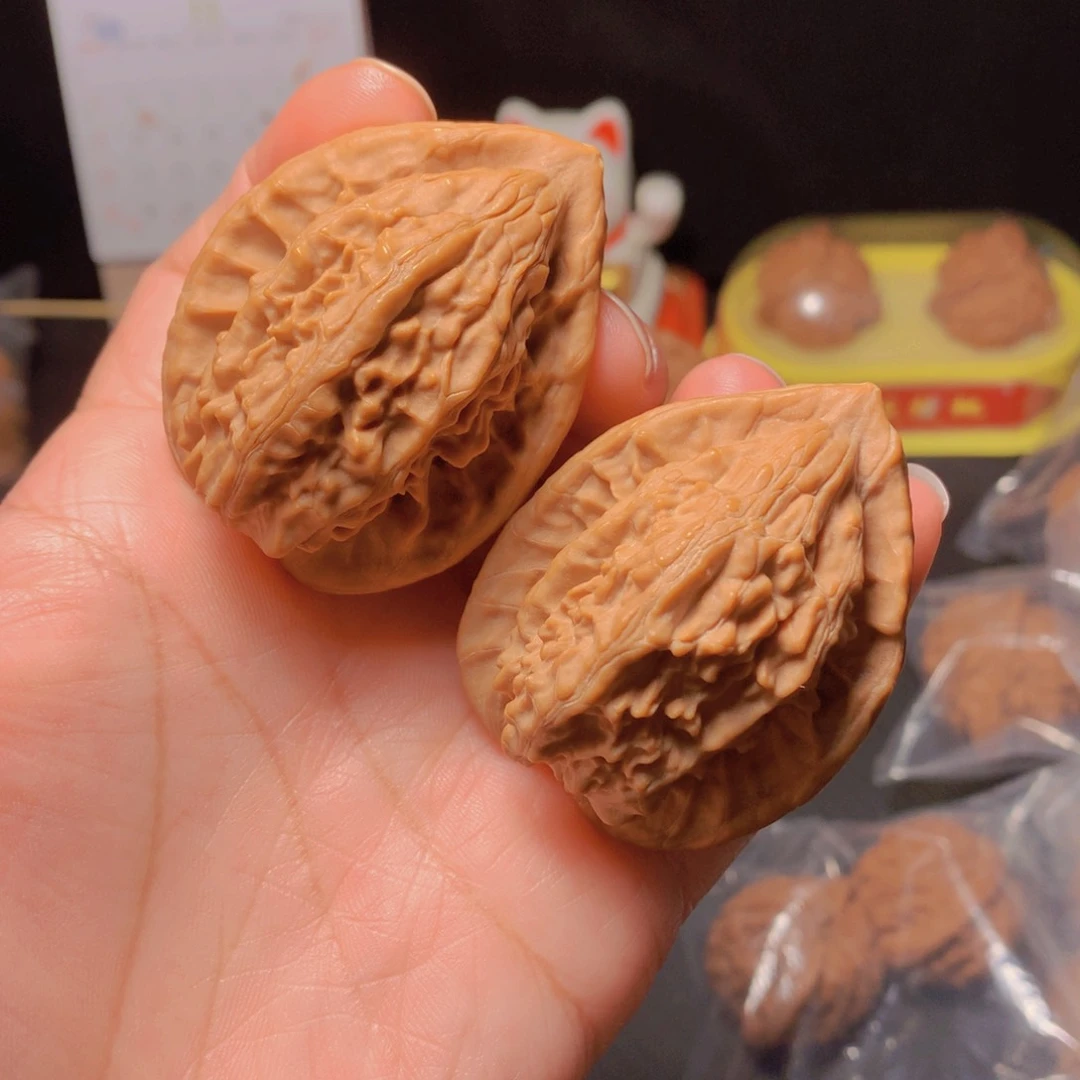 吊坠文玩核桃大红袍41