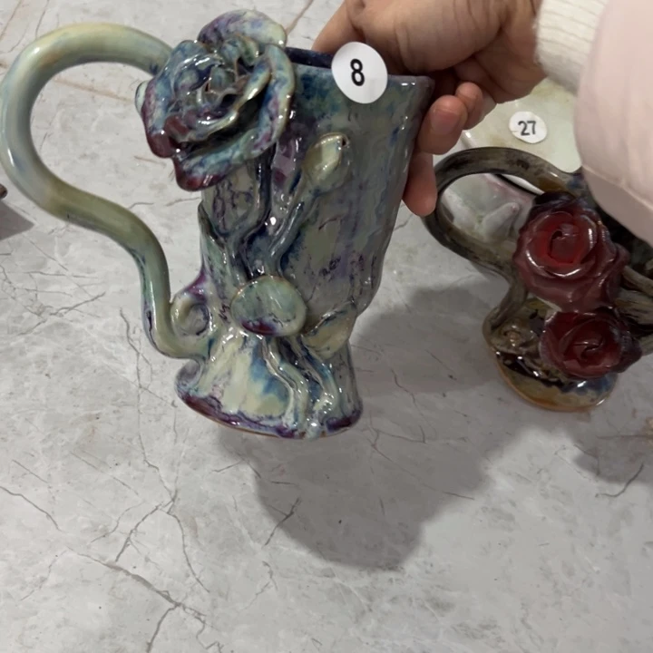 ****果陶瓷懿树日式手捏餐具茶具