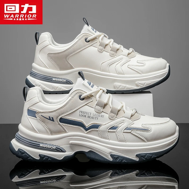 回力厚底男鞋跑步鞋爆款2025新款冬季透气增高老爹鞋子轻便运动鞋