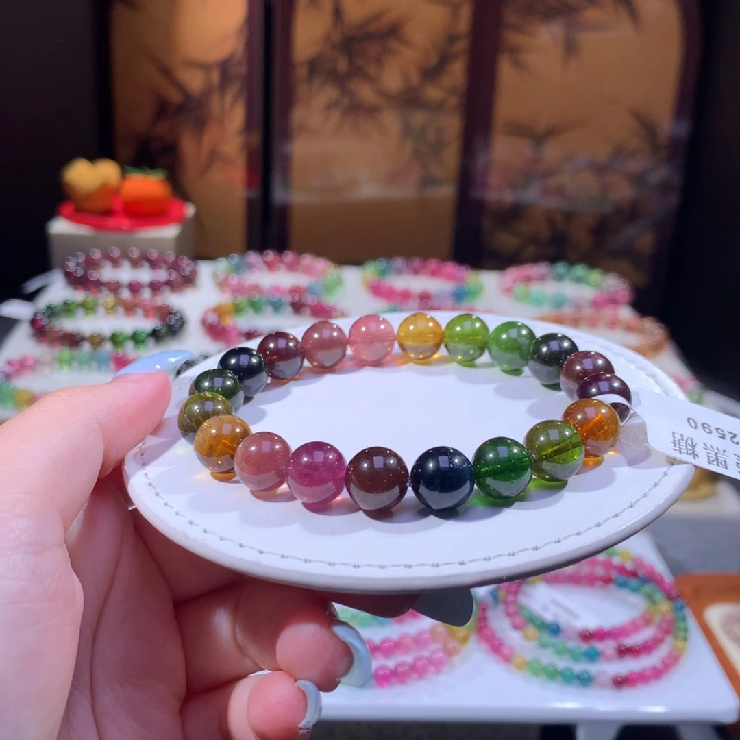 未镶嵌手链碧玺碧玺