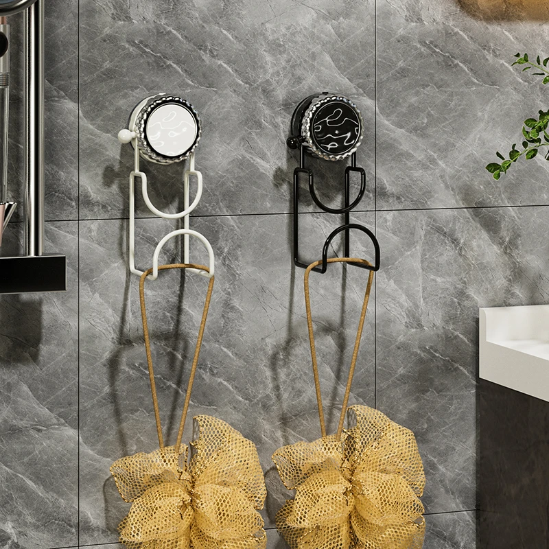 按压吸盘脸盆挂钩免打孔脸盆收纳架墙上壁挂盆神器卫