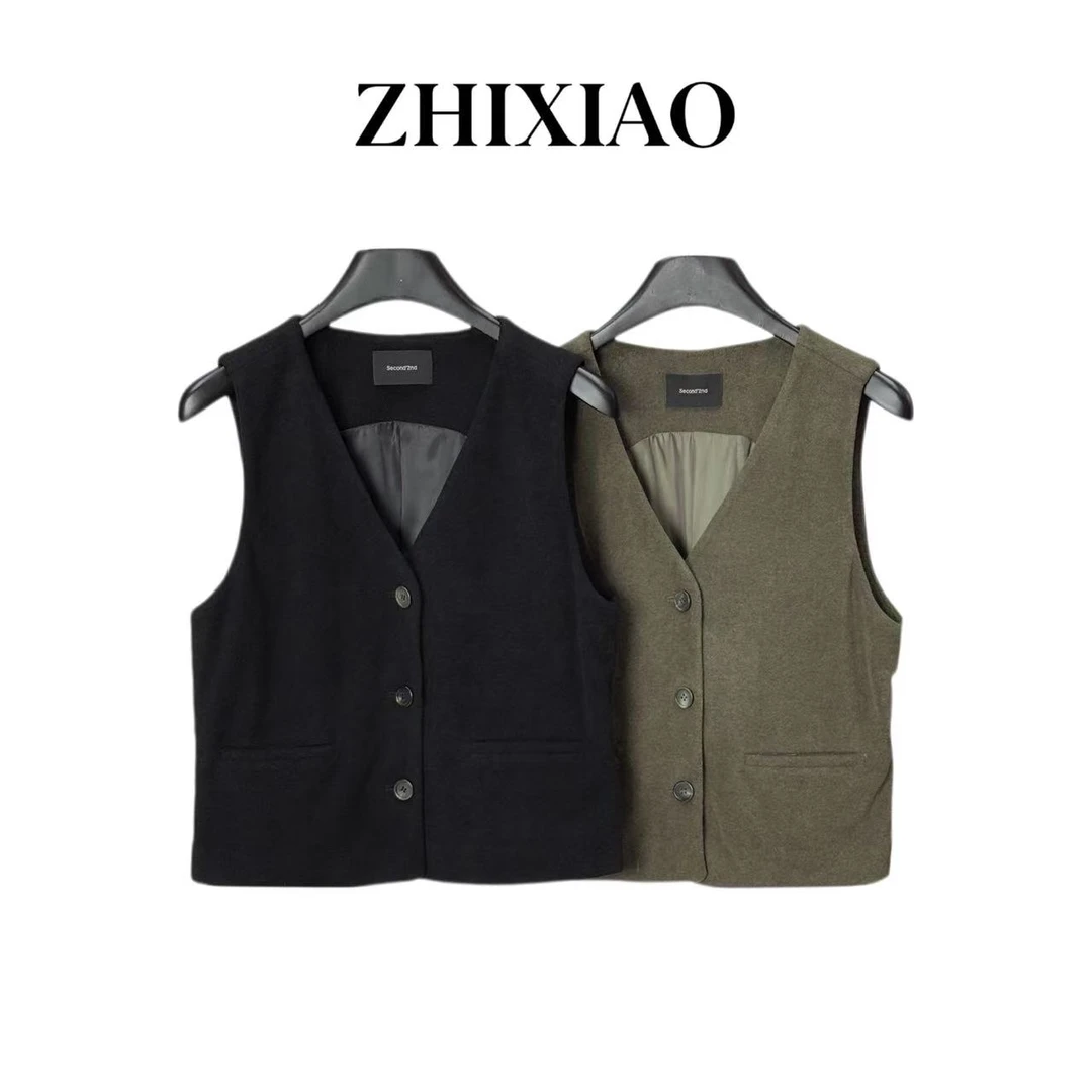【ZHIXIAO】秋冬新款：极简马甲247309