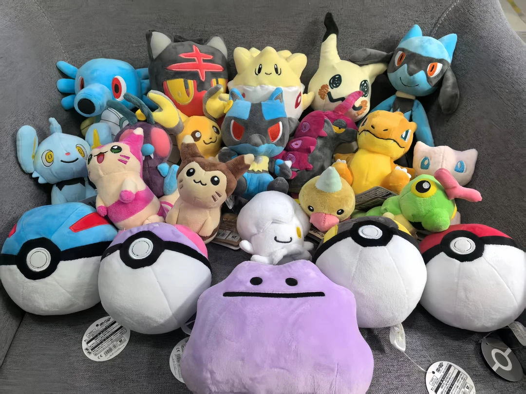 口袋妖怪毛绒玩具宝可梦公仔玩偶布娃娃男孩女孩生日礼物儿童礼品