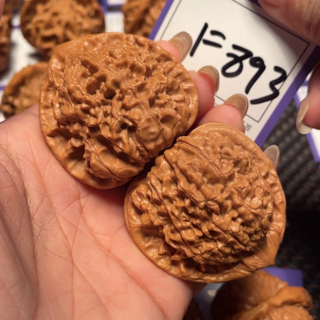 文玩核桃把件893号官帽45