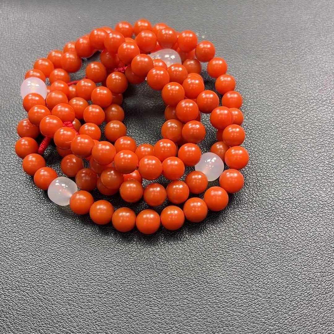 A***K南红玛瑙未镶嵌108