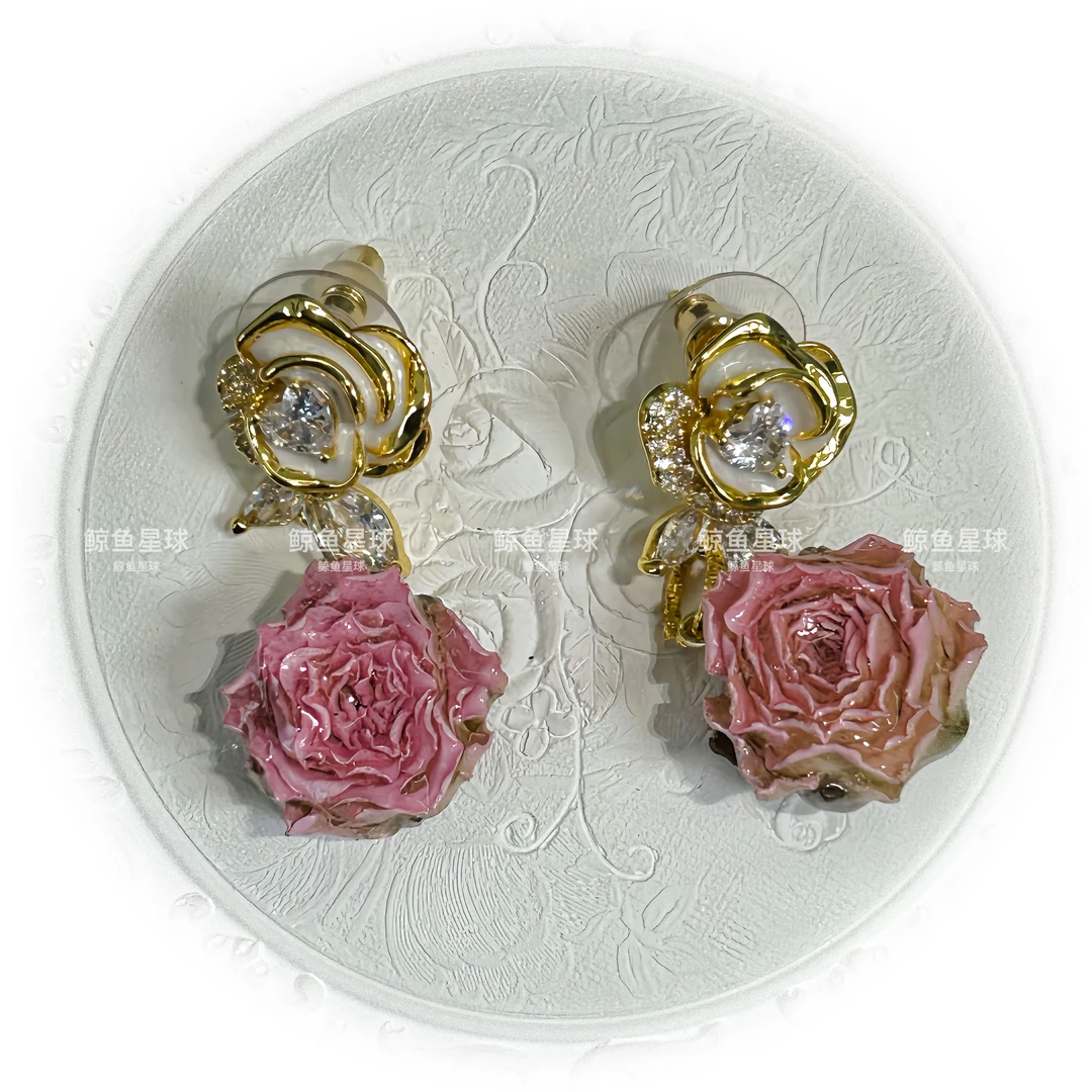 鲸鱼【成品合集】重工diy手工成品 滴胶鲜花 仙女必备 气质精致大气
