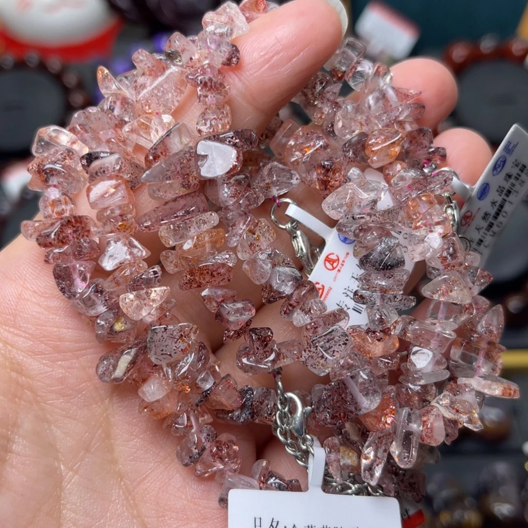 水晶未镶嵌手链金草莓随行手链
