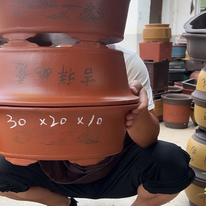 紫砂花盆紫砂花盆