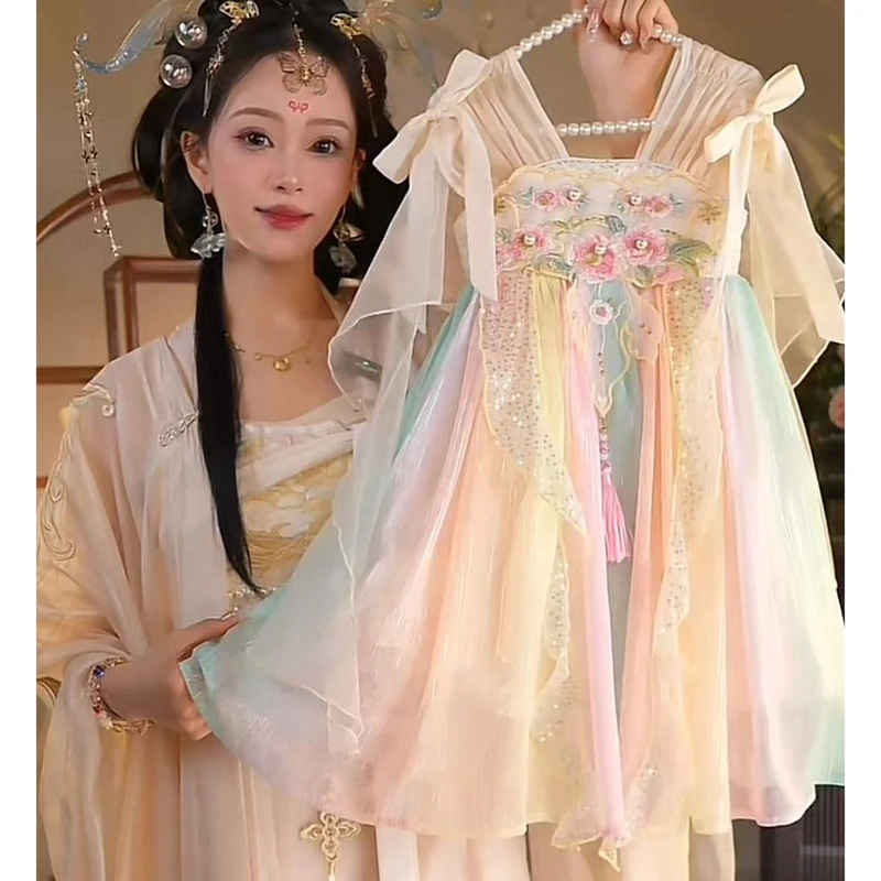 汉绣坊【茉莉初雪】2025新款女童仙气中国风夏季汉服25265