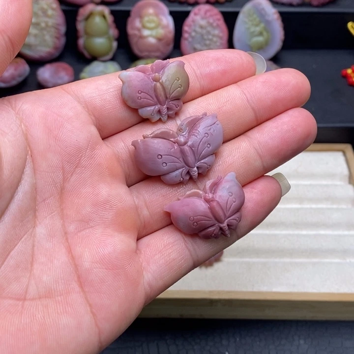 玛瑙/玉髓配饰未镶嵌苹*果