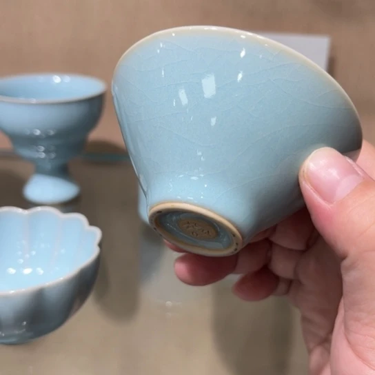 瓷片陶瓷茶具汝瓷茶具