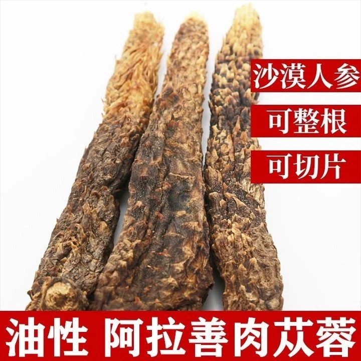 整根阿拉善沙漠肉苁蓉泡酒泡水煮水 搭配枸杞