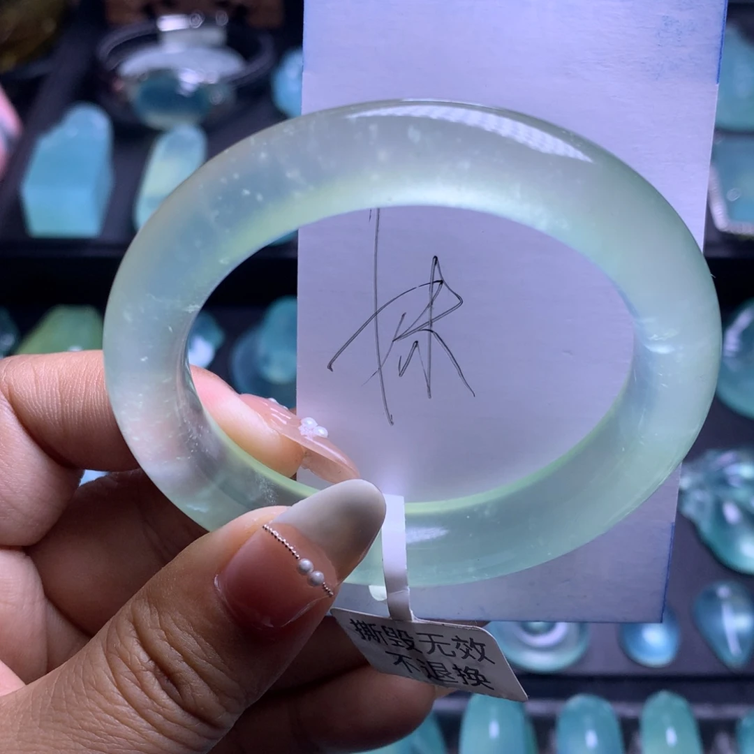蛇纹石玉手镯53未镶嵌